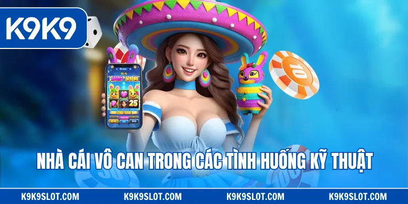 Nhà cái vô can trong các tình huống kỹ thuật